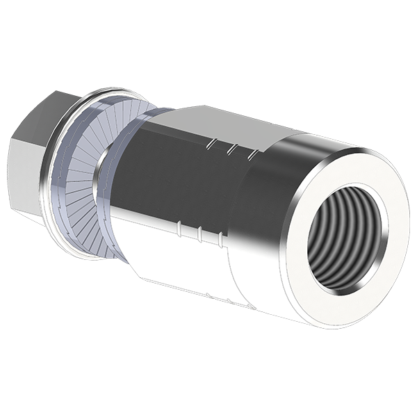 Universell solid axeladapter för cykelkärror | lämplig för Thule, Qeridoo, Burley, Hamax, Trixie och många fler
