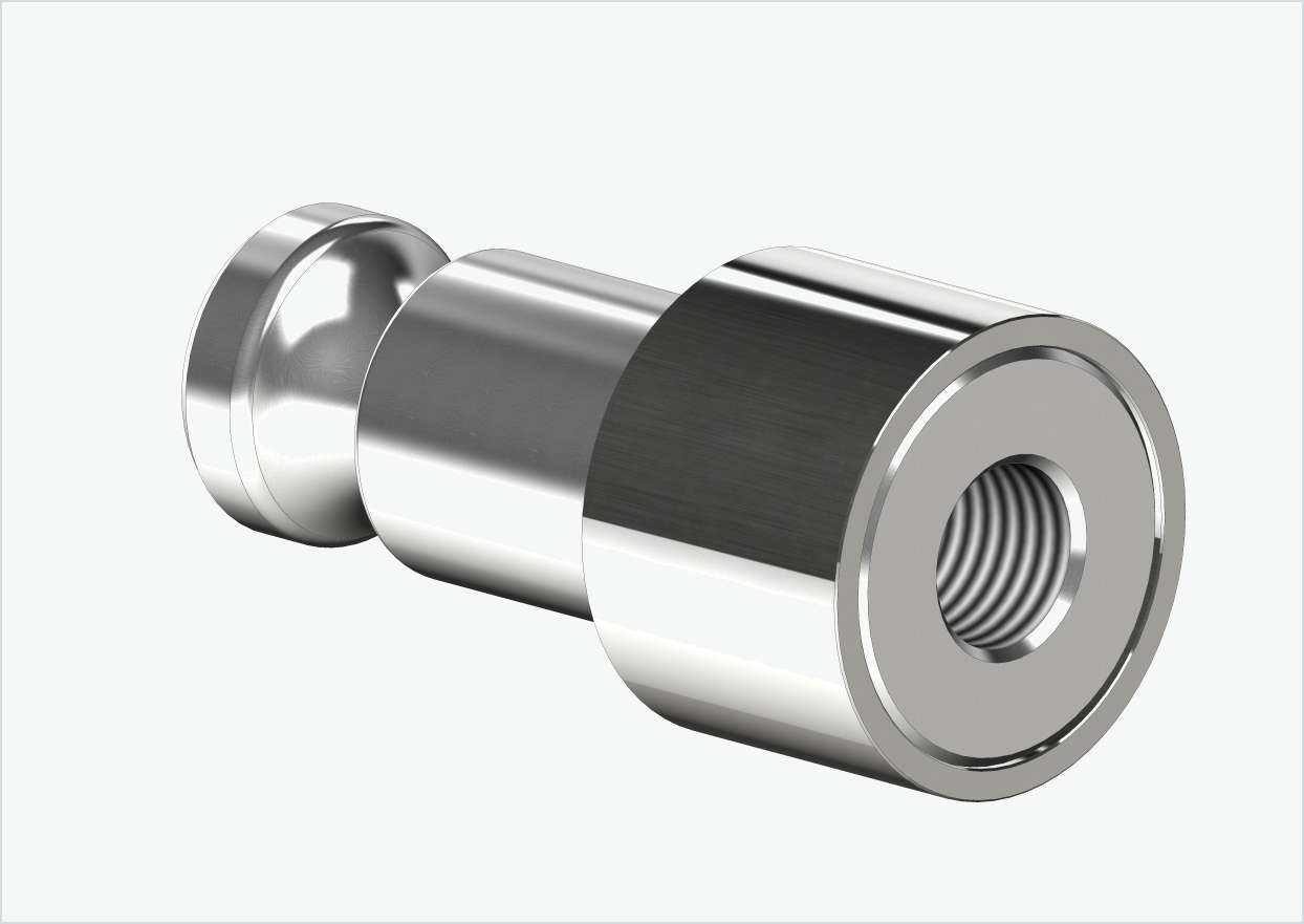 Adapter för solid axel - FG 9,5 - (3/8 x 26) | för Croozer-släpvagnar från 2018