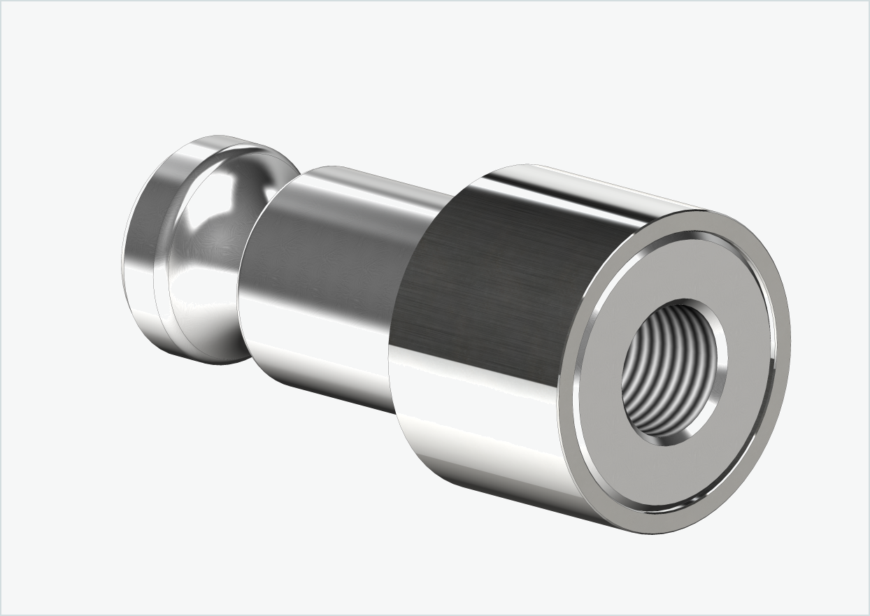 Adapter för solid axel - M10 x 1,00 | för Croozer-släpvagnar från 2018