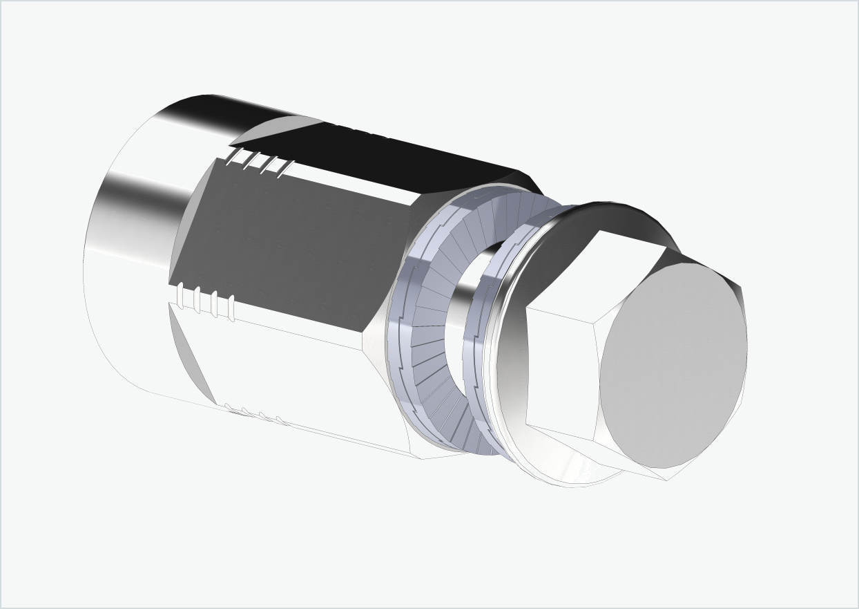 Adapter för solid axel - M12 x 1,00