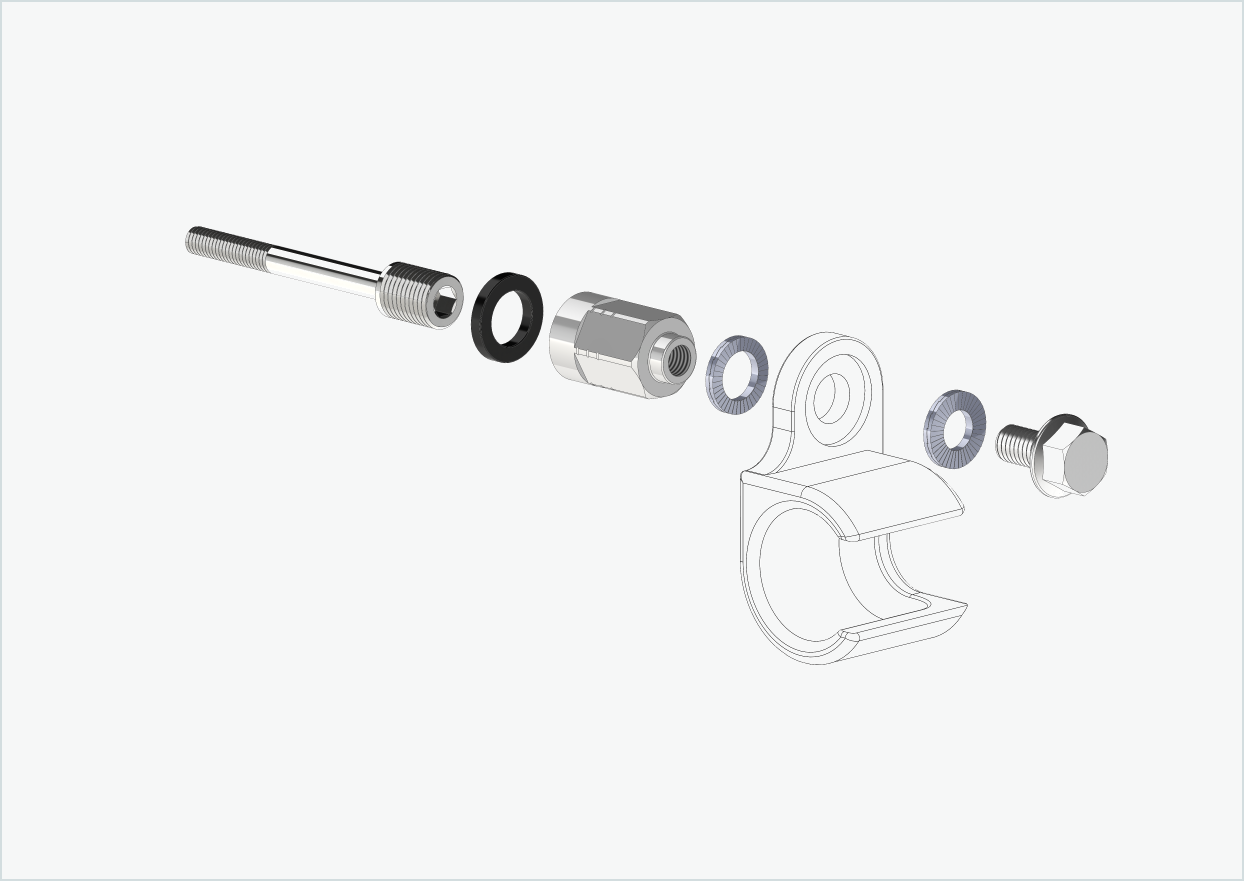 Universaladapter för Enviolo-växelnav upp till 2023 | lämplig för Thule, Qeridoo, Burley, Prophete, Hamax, Trixie och många andra