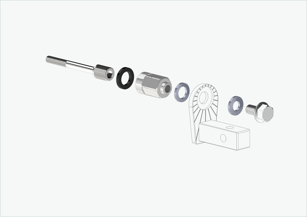 Universaladapter för Enviolo-växelnav upp till 2023 | lämplig för Thule, Qeridoo, Burley, Prophete, Hamax, Trixie och många andra