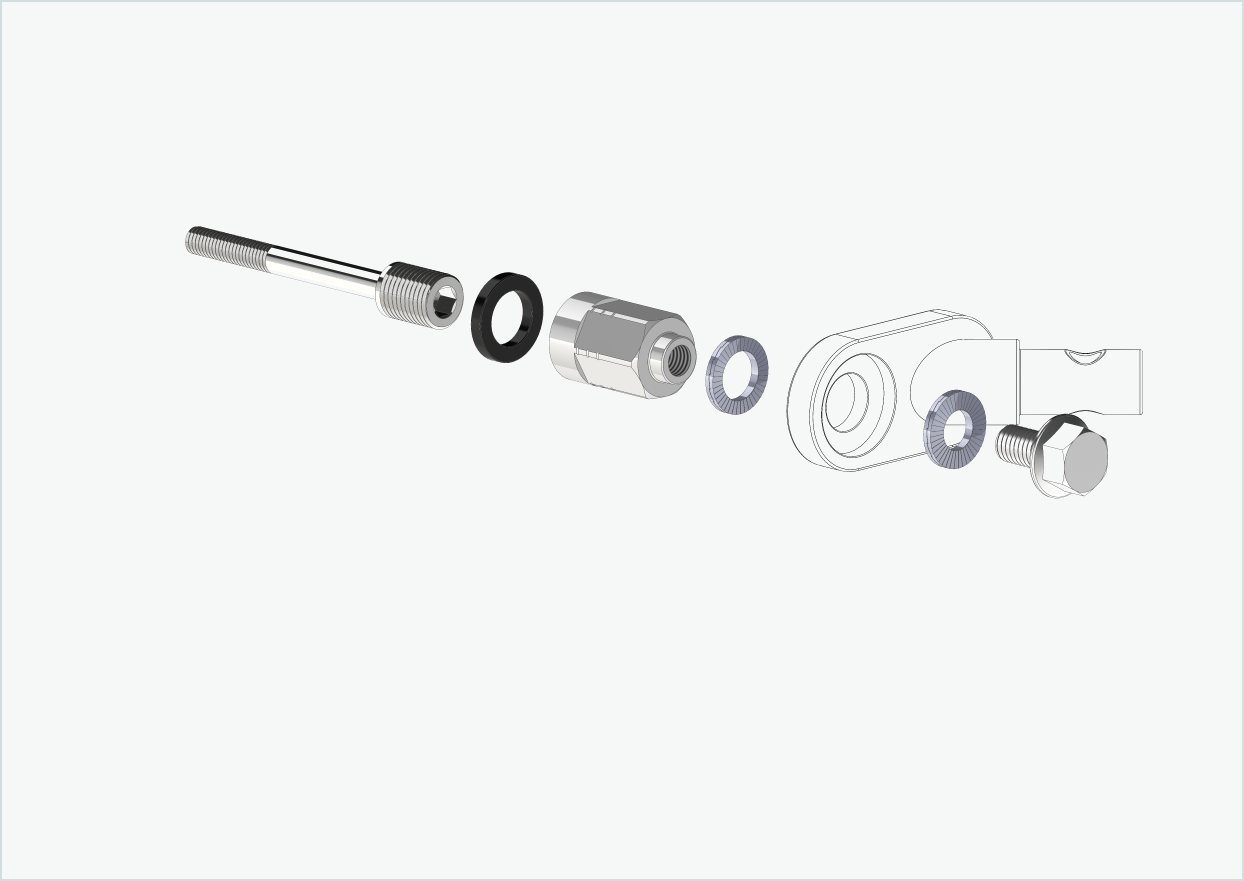Universaladapter för Enviolo-växelnav upp till 2023 | lämplig för Thule, Qeridoo, Burley, Prophete, Hamax, Trixie och många andra