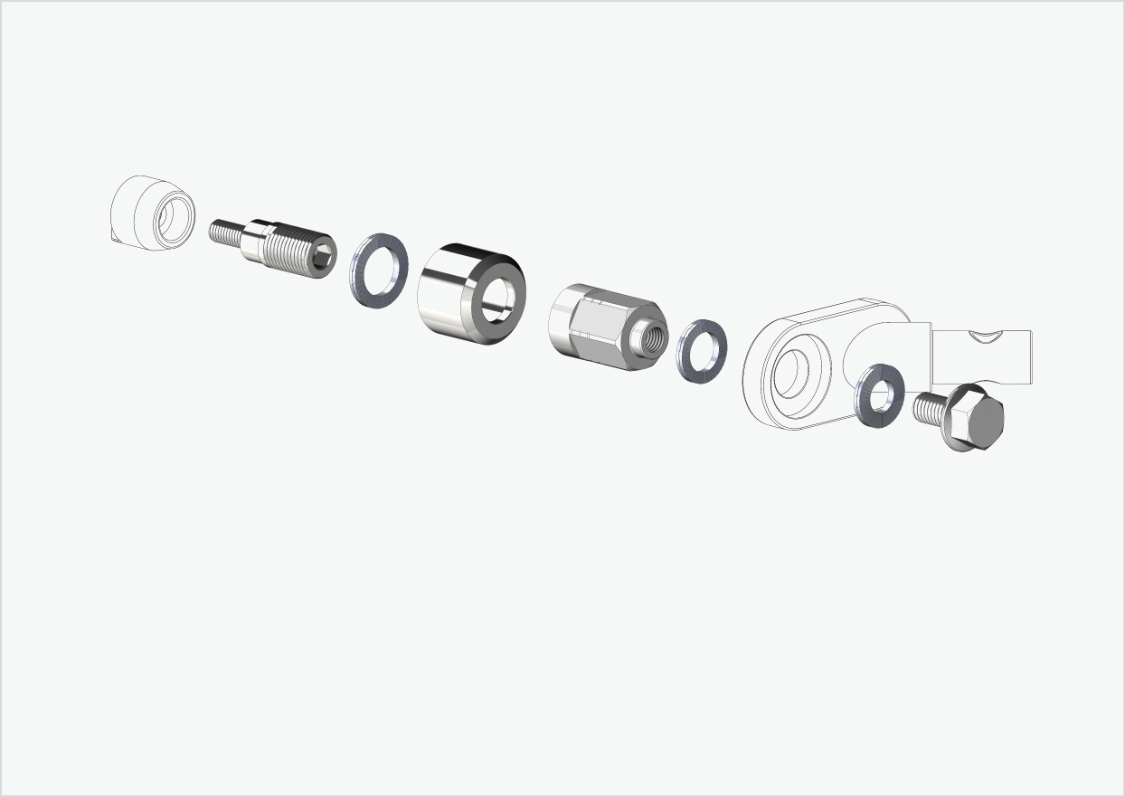 Universaladapter för HYENA-HRN-motor | lämplig för Thule, Qeridoo, Burley, Prophete, Hamax, Trixie och många fler