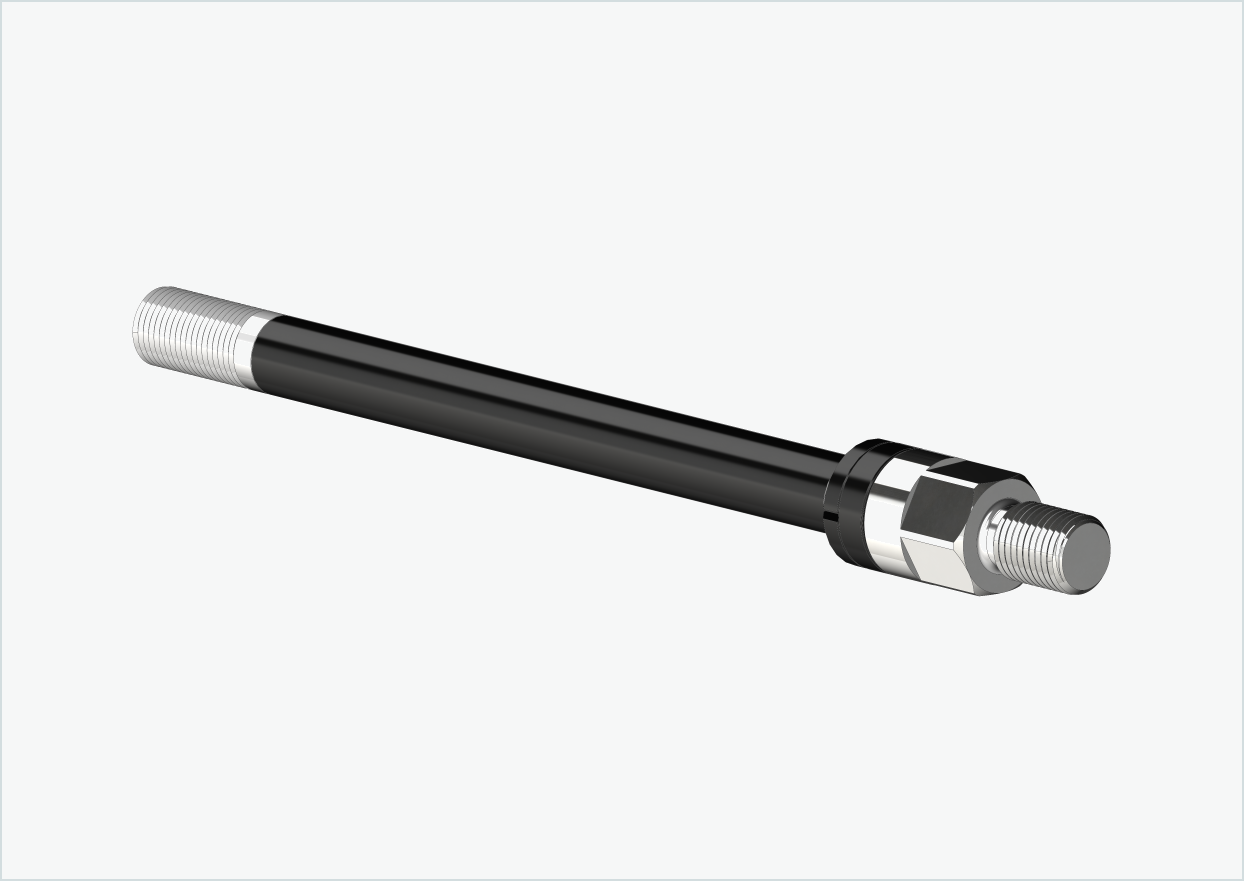Syntace genomgående axel (X-12) med utbytbart system / M12 x 1,50