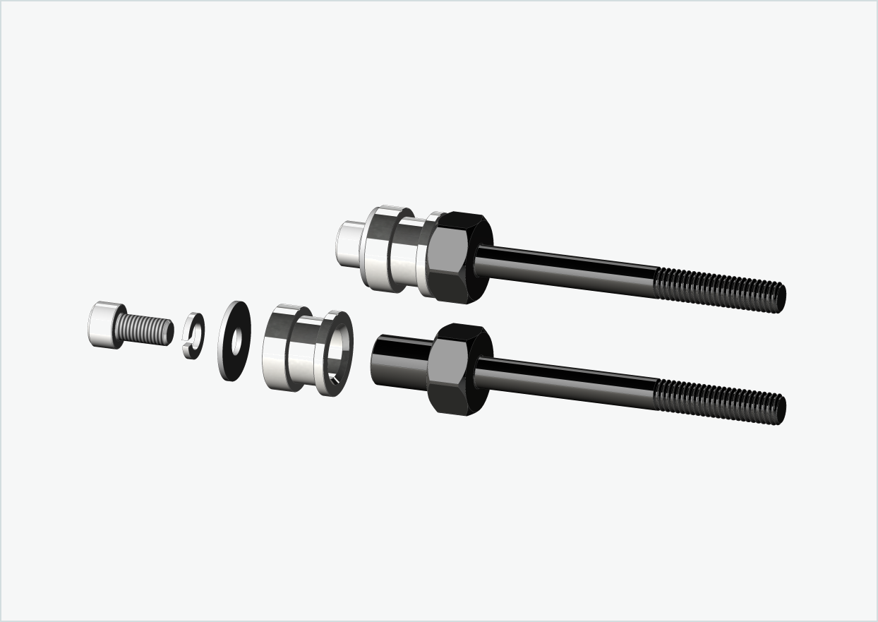 BOB YAK / IBEX gängadaptersats | för Enviolo-växelnav upp till 2023