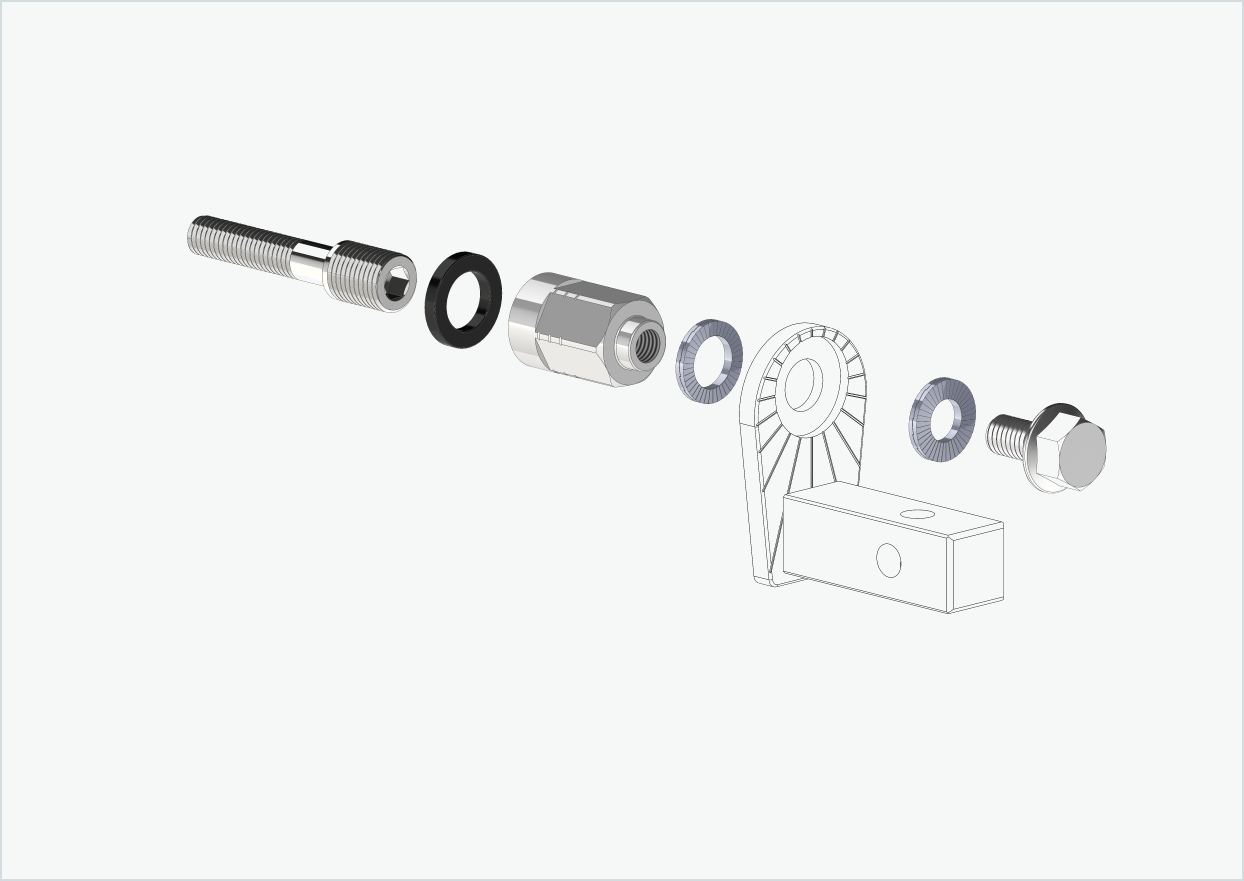 Universaladapter för Enviolo växelnav från 2024 | lämplig för Thule, Qeridoo, Burley, Prophete, Hamax, Trixie och många fler.