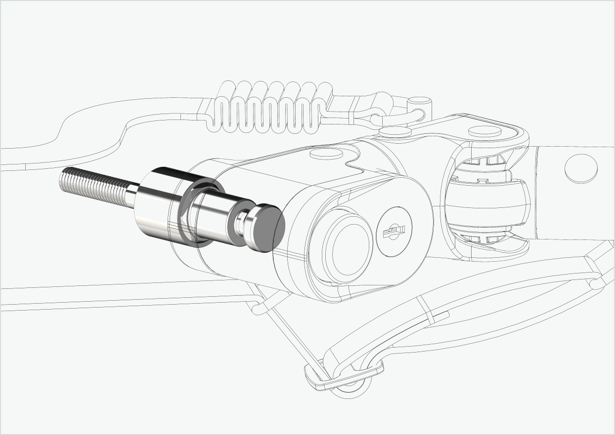 Adapter för Enviolo-växelnav från 2024 | lämplig för Croozer från 2018