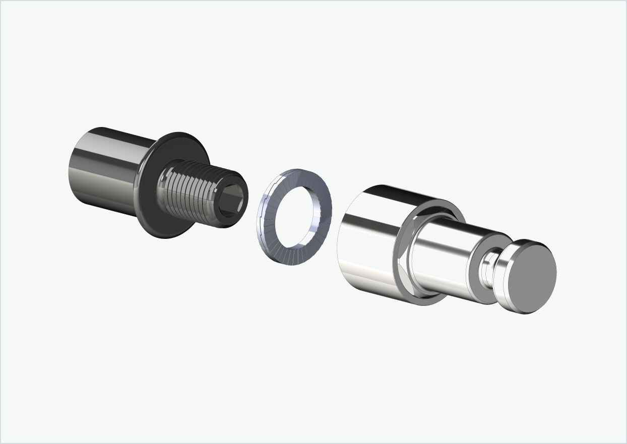 Cowboy 4 - Kort gängadapter - M12 x 1,25 | Paket med adapter Croozer
