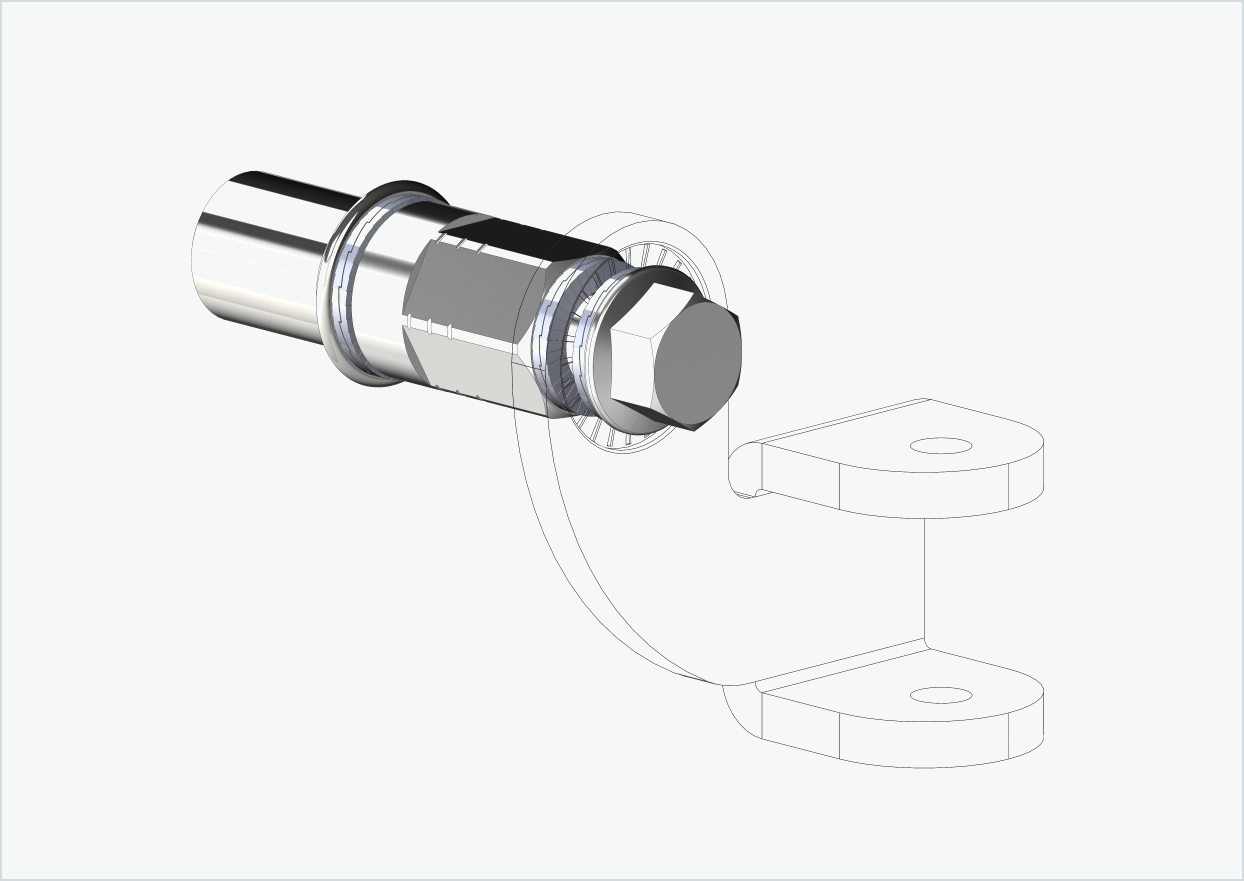 Cowboy 4 - Kort gängadapter - M12 x 1,25 | Paket med adapter universal