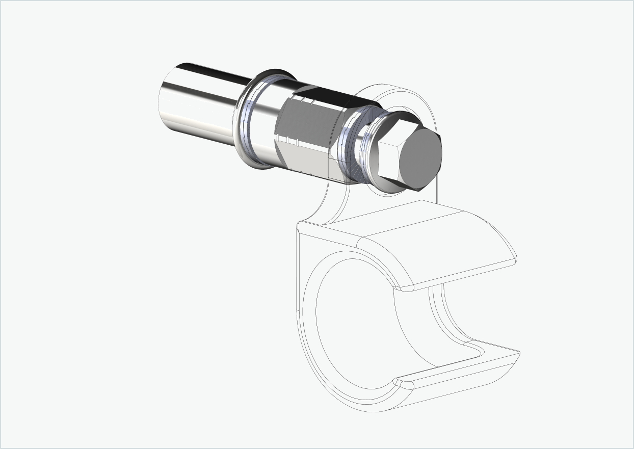Cowboy 4 - Gängadapter lång - M12 x 1,25 | Paket med adapter universal