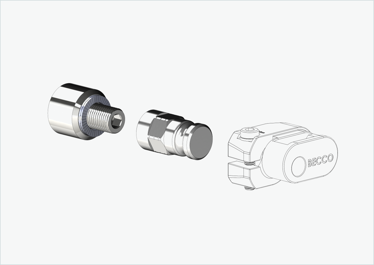 Adapter för HYENA-HRN-motor | lämplig för Leggero med BECCO-system