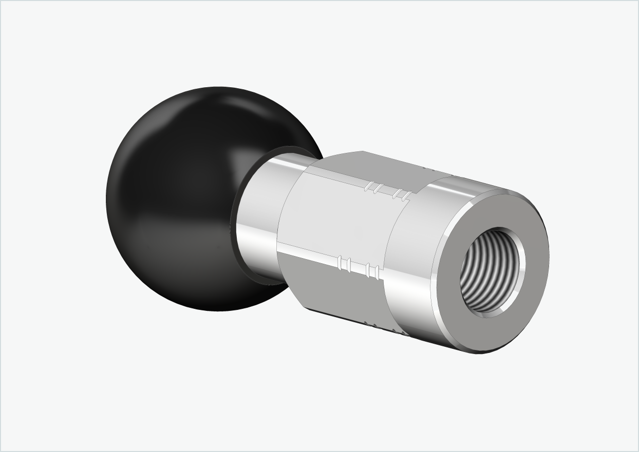Adaptersats för solid axel - M10 x 1,00 | lämplig för Burley COHO XC
