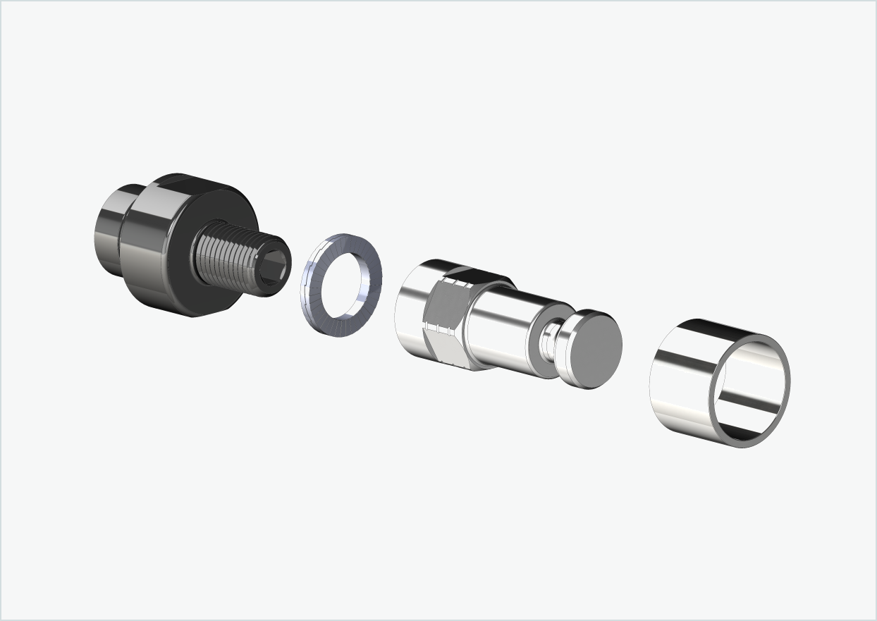 ORBEA Diem – gängadapter – M12 x 1,25 | Paket med adapter Croozer