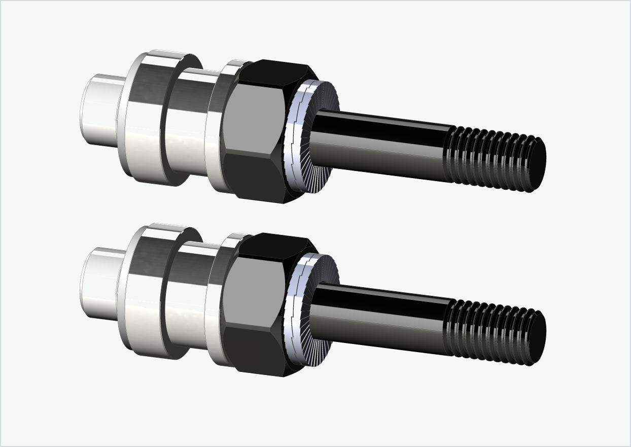 BOB YAK / IBEX gängadapteruppsättning (30mm/30mm) | för Rohloff Speedhub 500-14 / A12