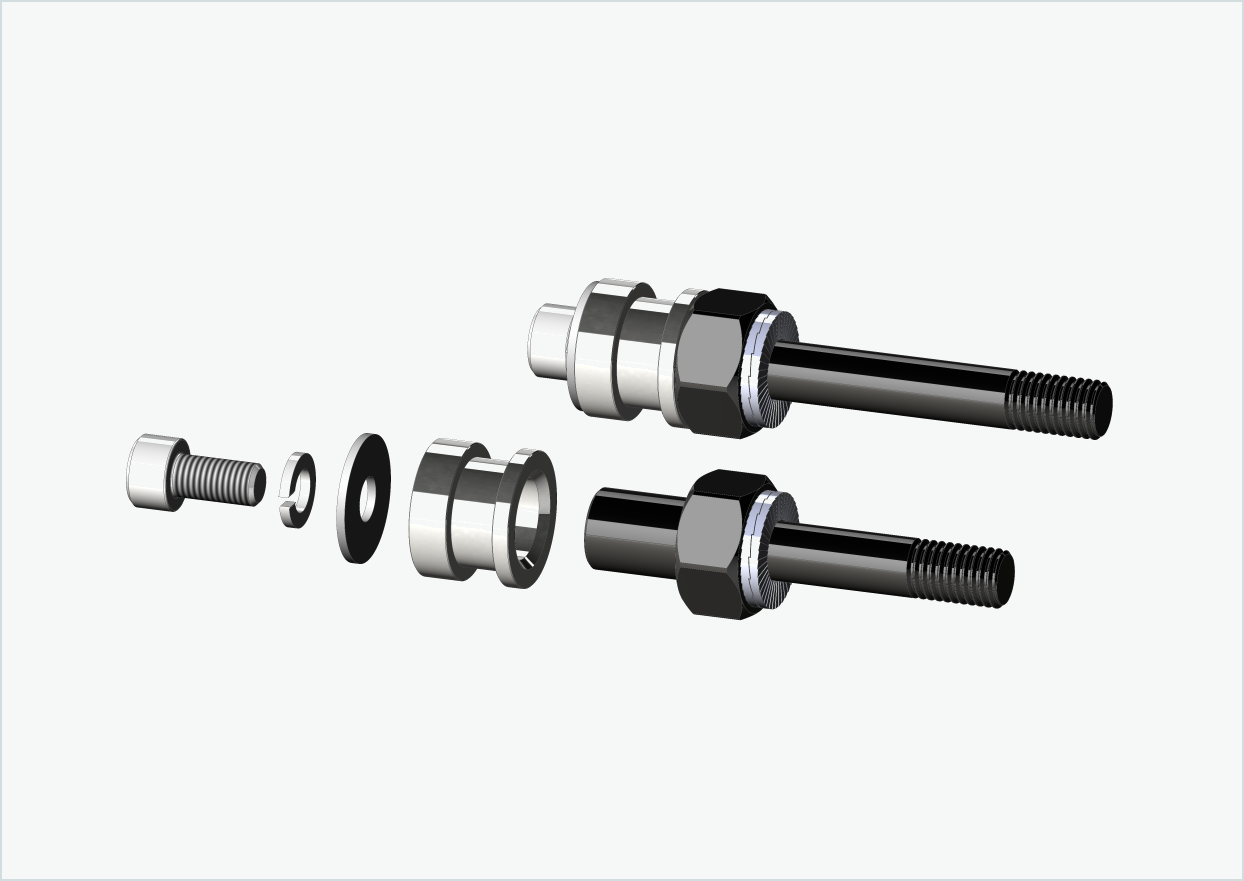 BOB YAK / IBEX gängadapteruppsättning (30mm/42mm) | för Rohloff Speedhub 500-14 / A12