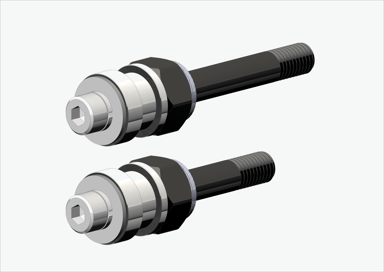 BOB YAK / IBEX gängadapteruppsättning (30mm/42mm) | för Rohloff Speedhub 500-14 / A12