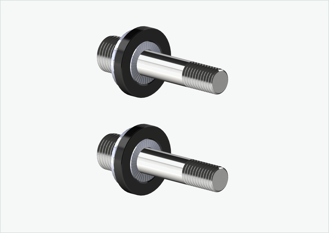 Burley COHO XC gängadapteruppsättning (30mm/30mm) | för Rohloff Speedhub 500-14 / A12