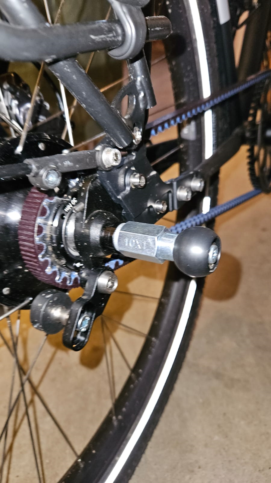 Burley COHO XC gängadapteruppsättning (30mm/30mm) | för Rohloff Speedhub 500-14 / A12