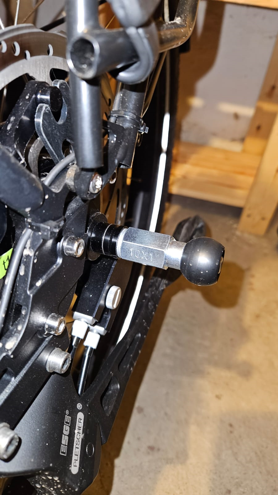 Burley COHO XC gängadapteruppsättning (30mm/30mm) | för Rohloff Speedhub 500-14 / A12