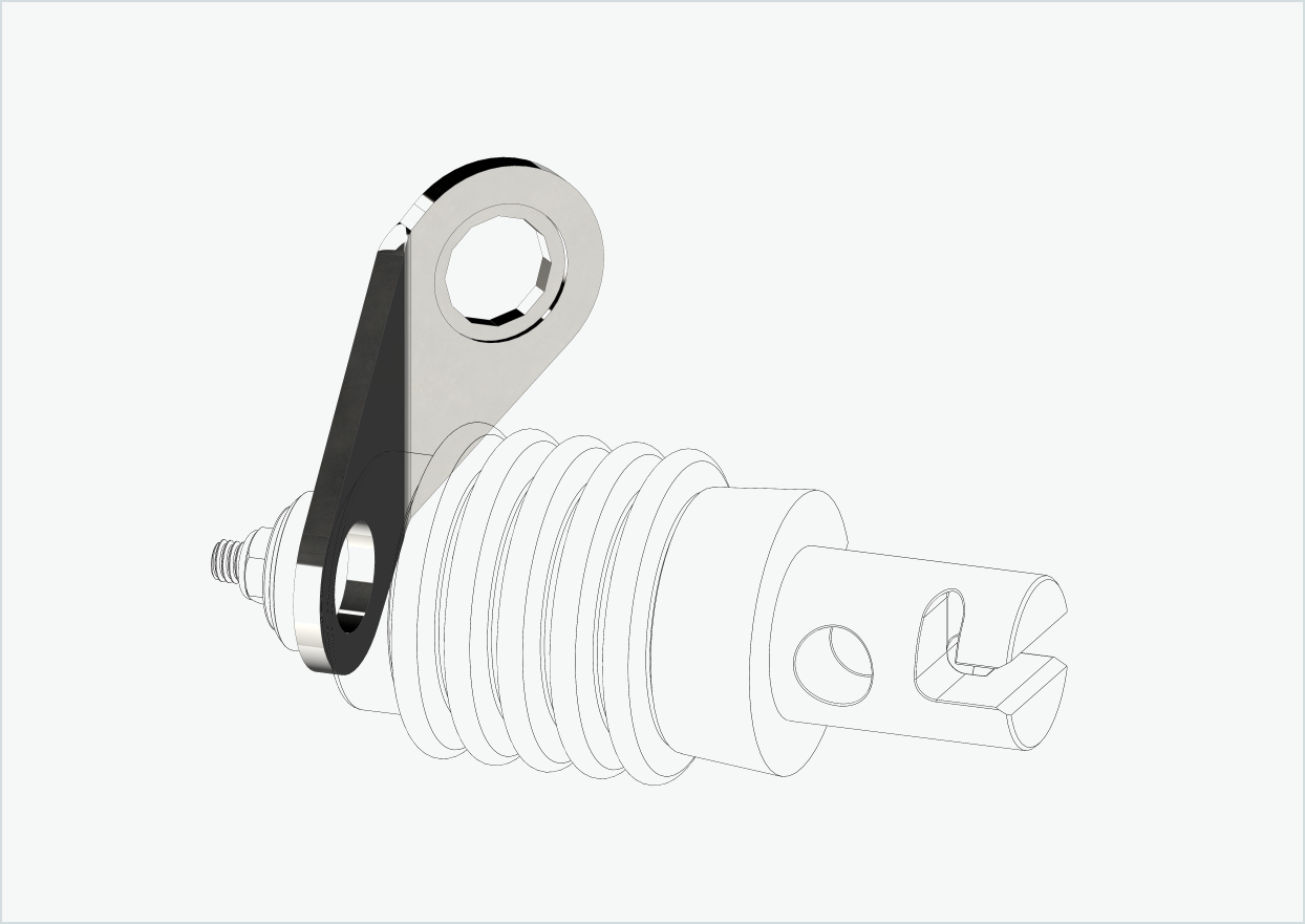 Basplatta "E" för Weber-kopplingar