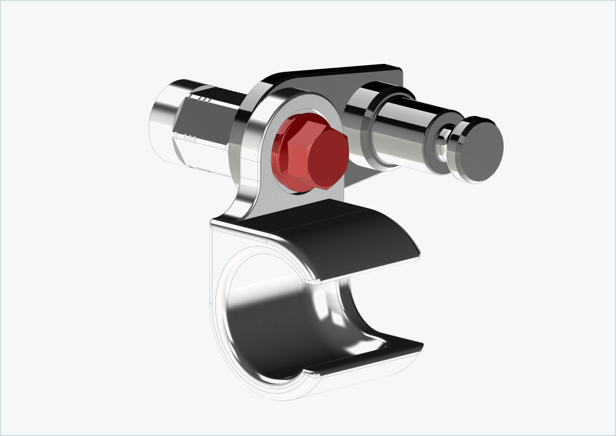 Skruvmonteringssats för universaladapter - dubbelmontage