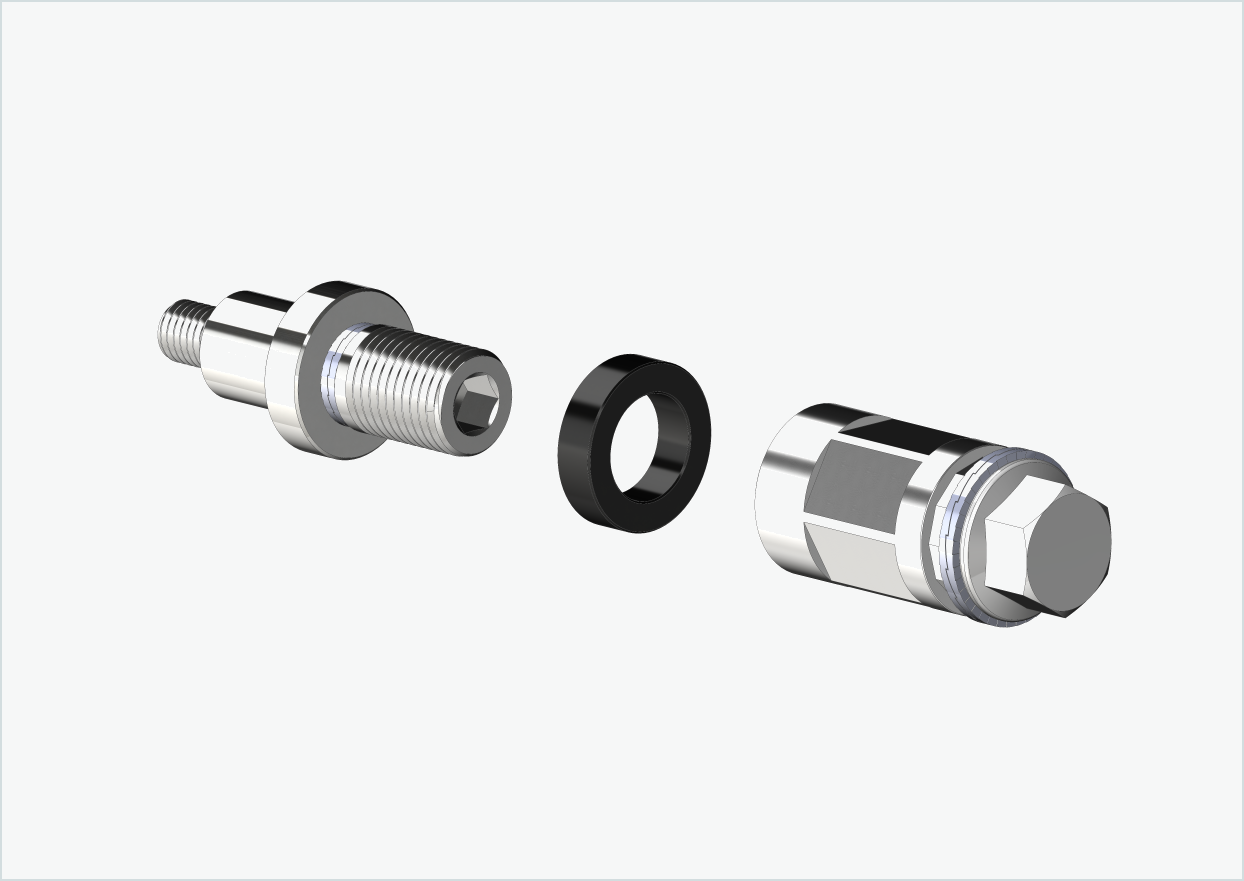 Adapter XL för Rohloff-nav Speedhub 500-14 / A12 | lämplig för Weber-kopplingar typ: E - EL - ES