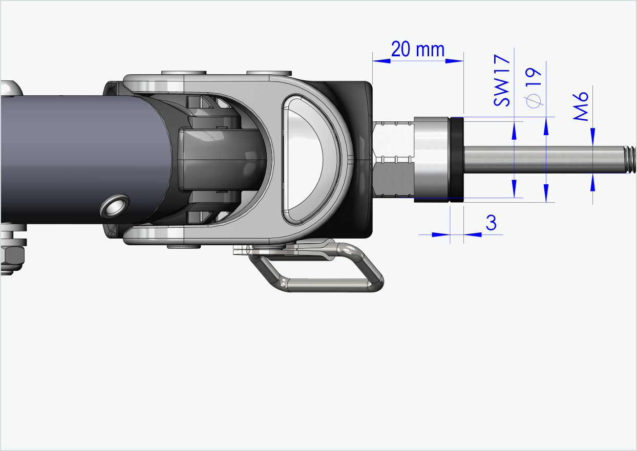 Adapter för Enviolo-växelnav fram till 2023 | lämplig för Croozer från 2018 och framåt