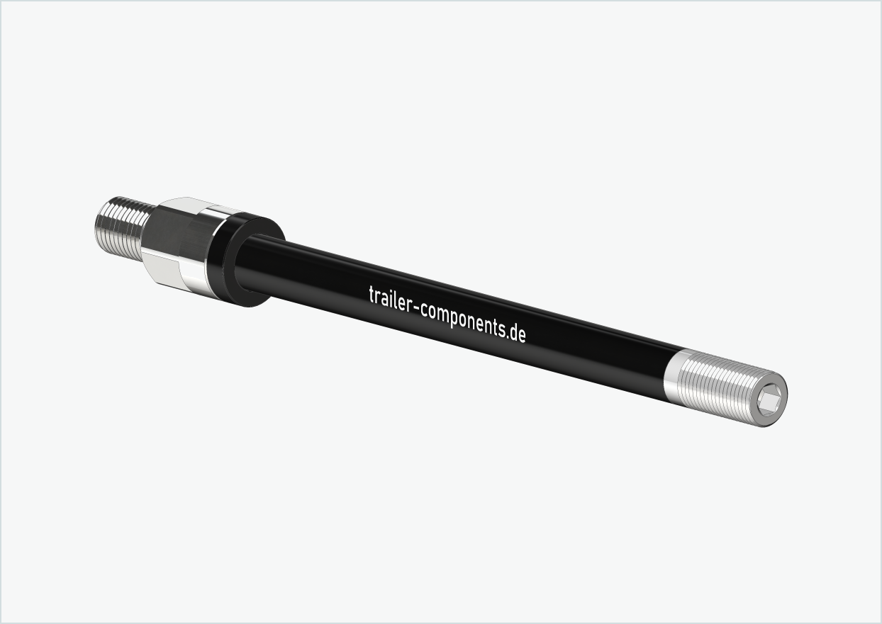 Snabbkopplingsaxel med utbytbart system / M12 x 1,75