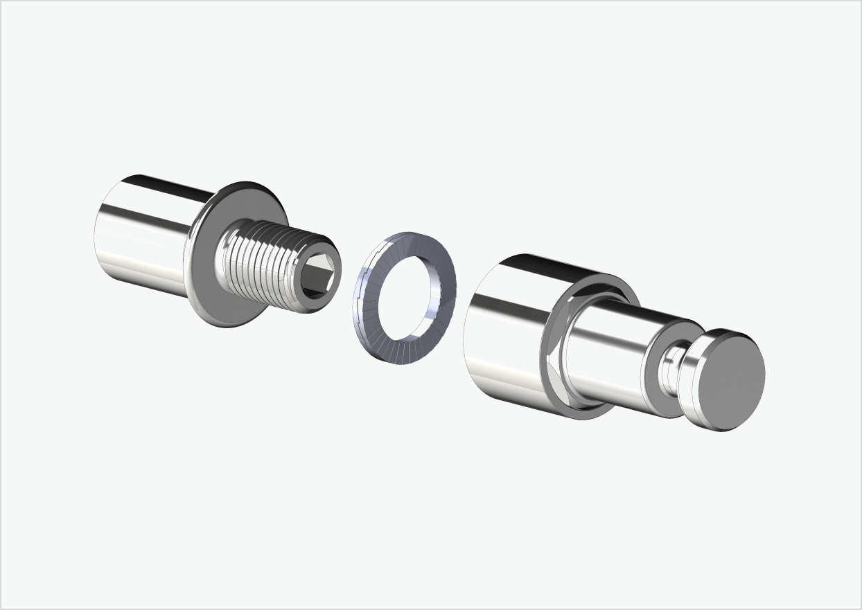 Cowboy 4 - Kort gängadapter - M12 x 1,25 | Paket med adapter Croozer