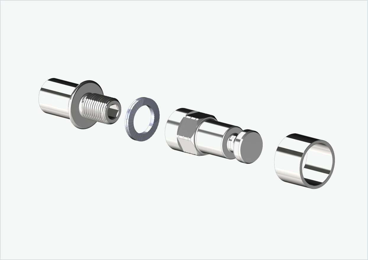 Cowboy 4 - Kort gängadapter - M12 x 1,25 | Paket med adapter Croozer