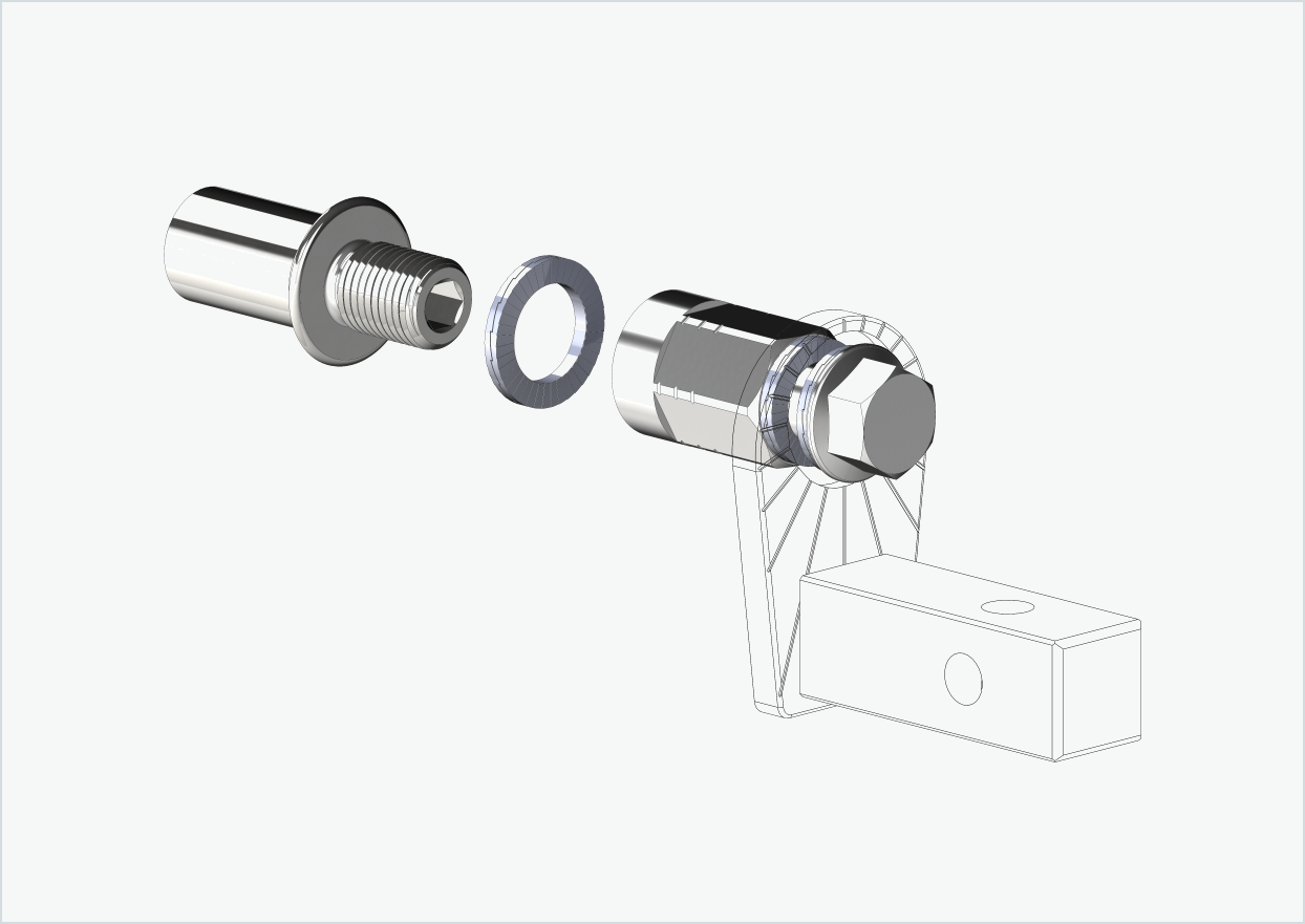 Cowboy 4 - Gängadapter lång - M12 x 1,25 | Paket med adapter universal