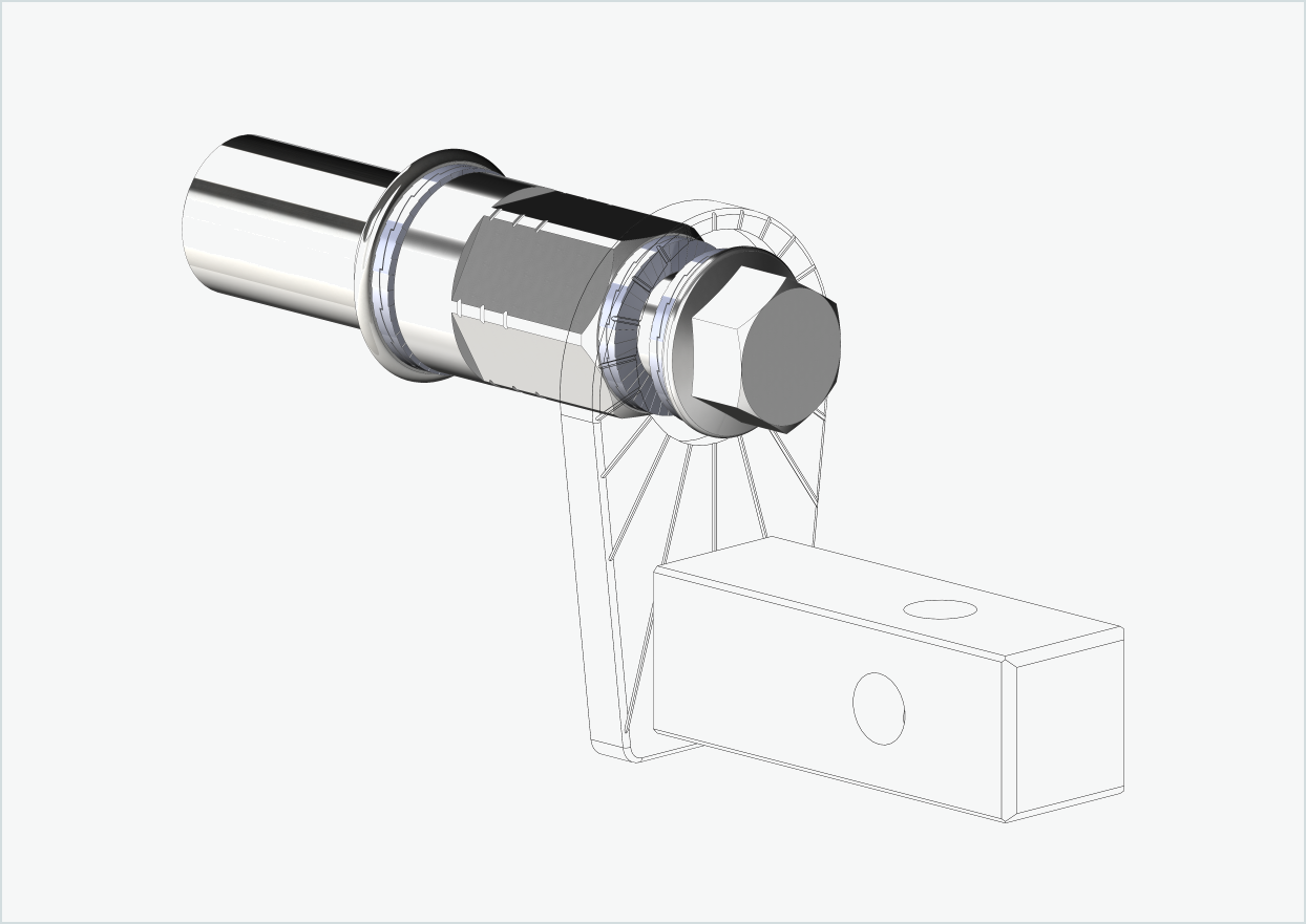Cowboy 4 - Gängadapter lång - M12 x 1,25 | Paket med adapter universal