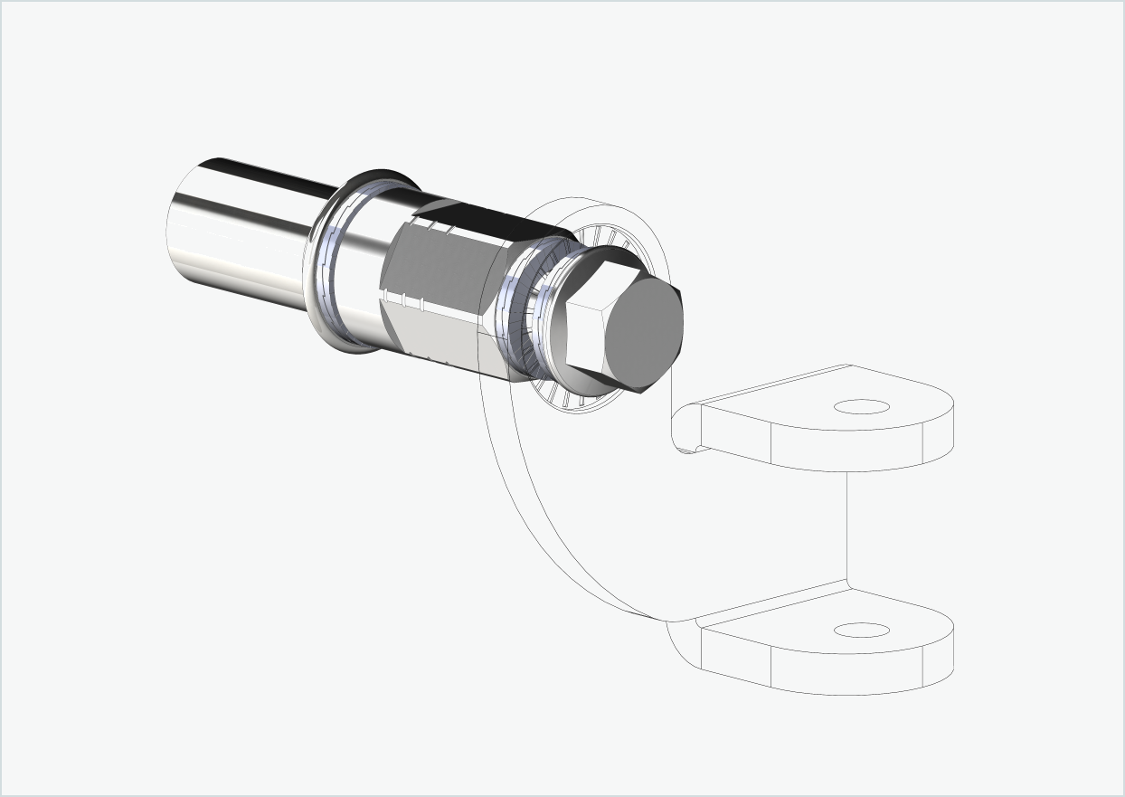 Cowboy 4 - Gängadapter lång - M12 x 1,25 | Paket med adapter universal
