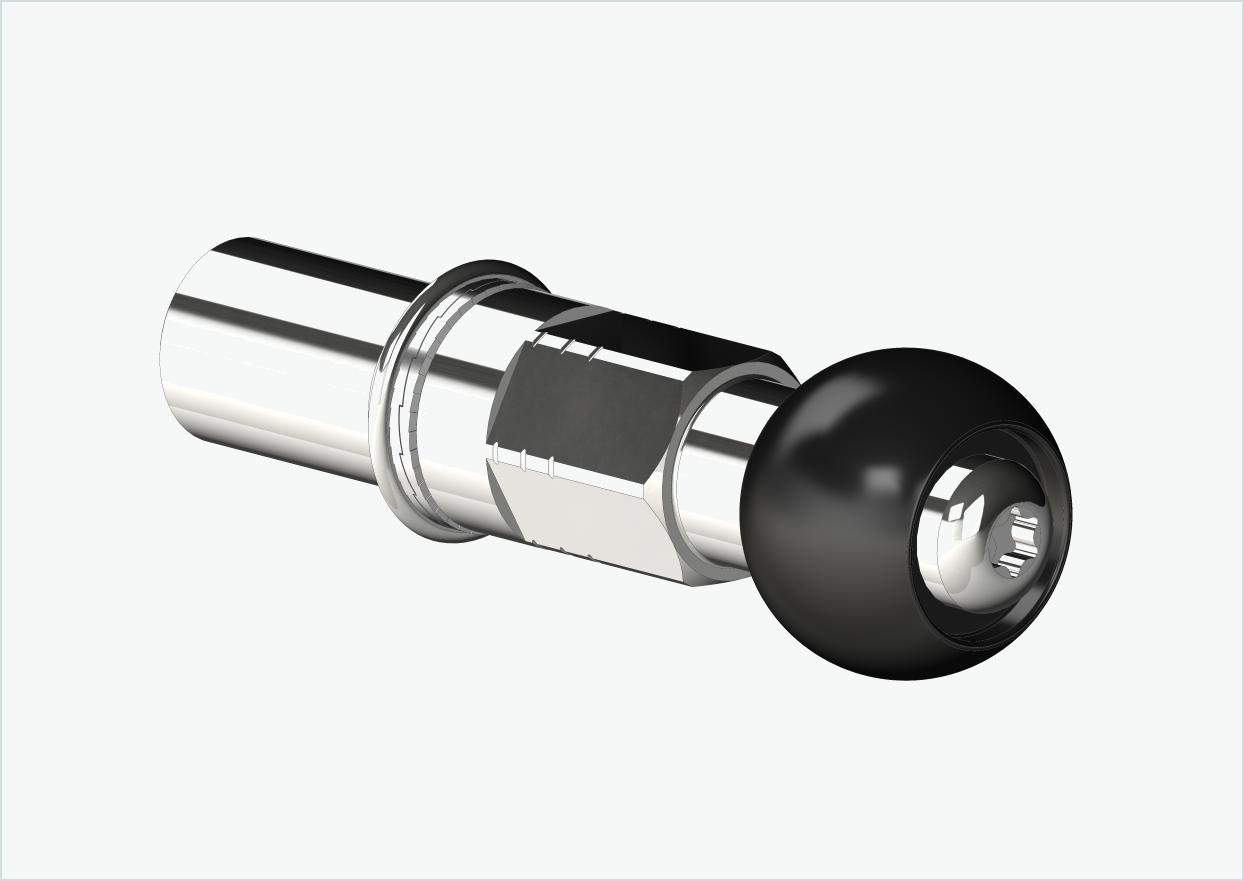 Gängadapter lång - M12 x 1,25 | lämplig för COWBOY - Cross - Cross ST