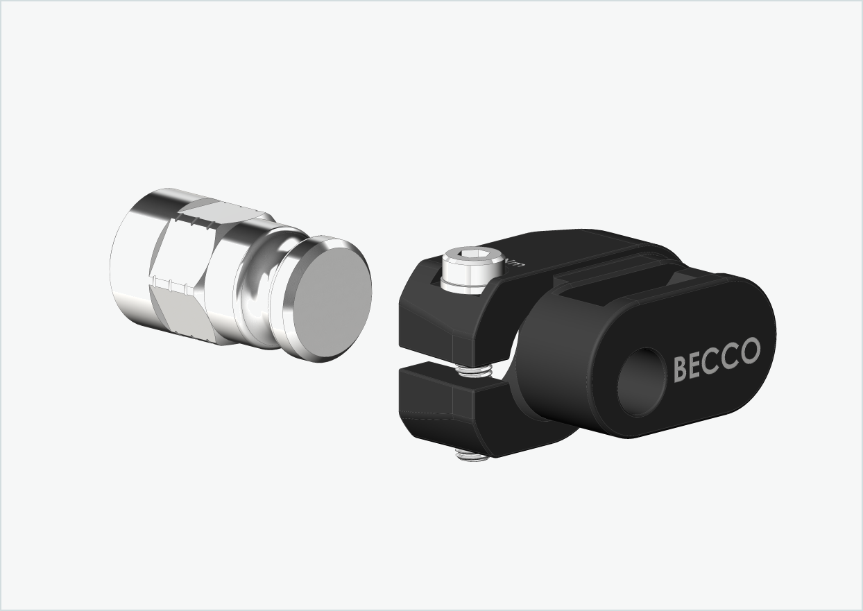 Adapter för solid axel - M12 x 1,25 | för Leggero (BECCO)