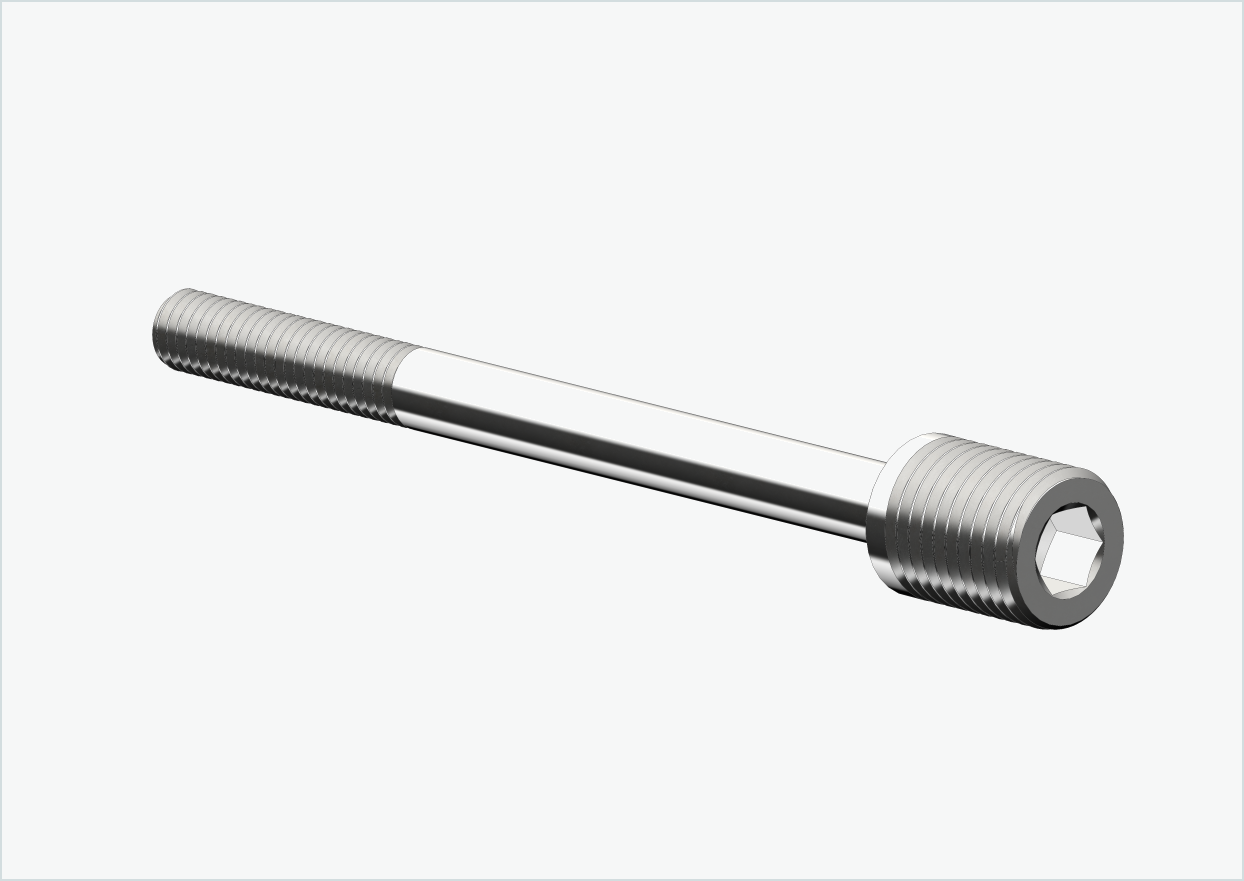 Gängad bult M6 x 76 mm, lämplig för Harley Davidson