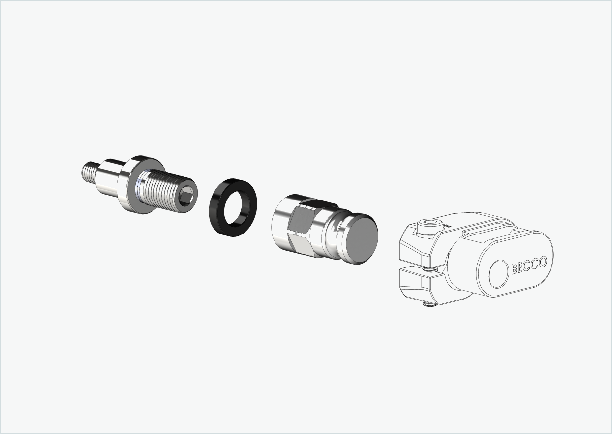 Adapter XL för Rohloff-nav Speedhub 500-14 / A12 | lämplig för Leggero med BECCO-system