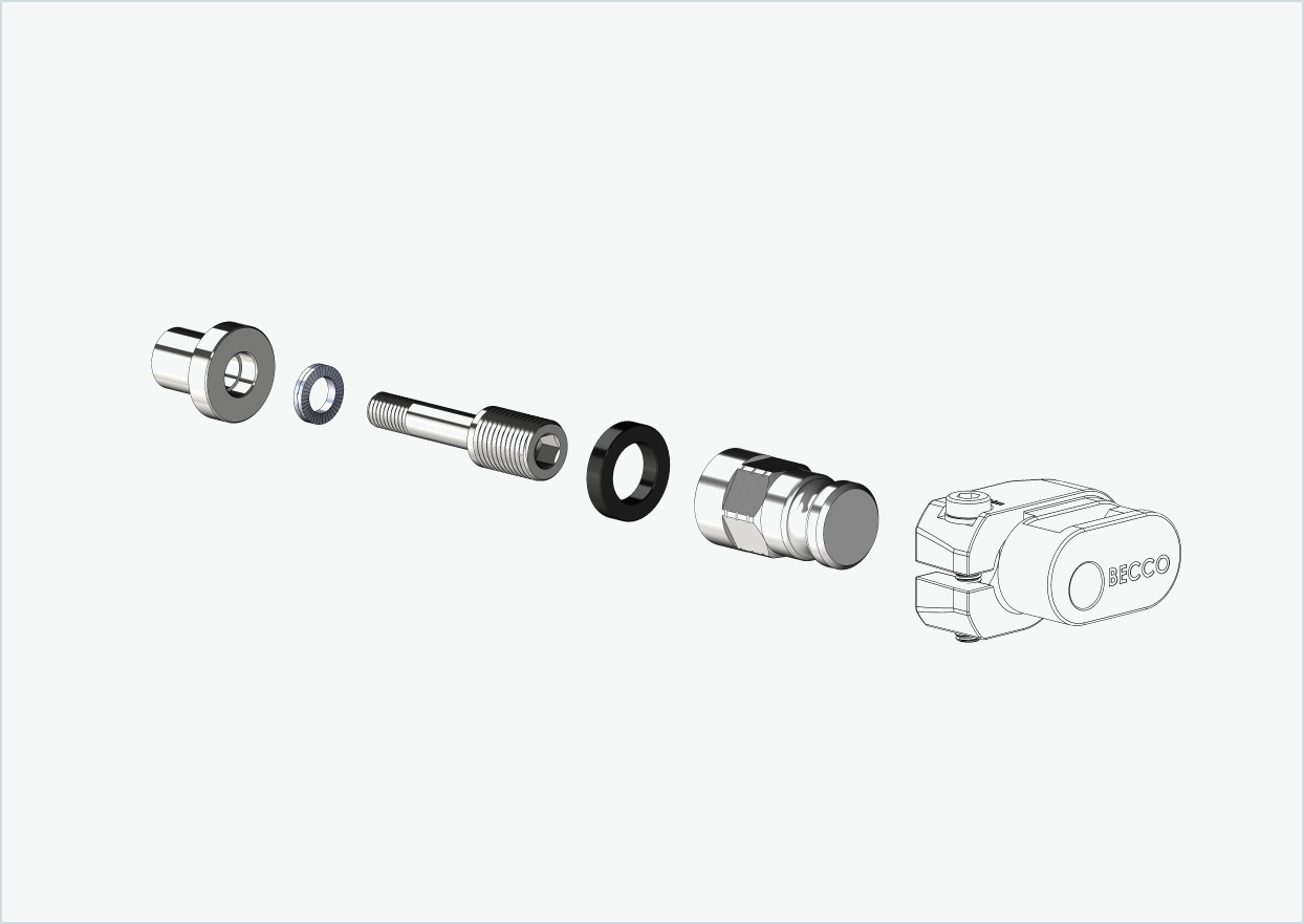 Adapter XL för Rohloff-nav Speedhub 500-14 / A12 | lämplig för Leggero med BECCO-system
