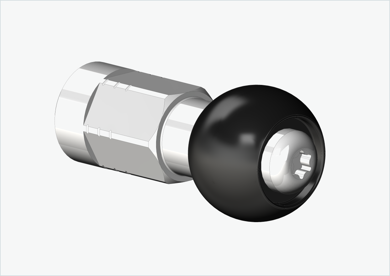 Adaptersats för solid axel - M12 x 1,25 | lämplig för Burley COHO XC
