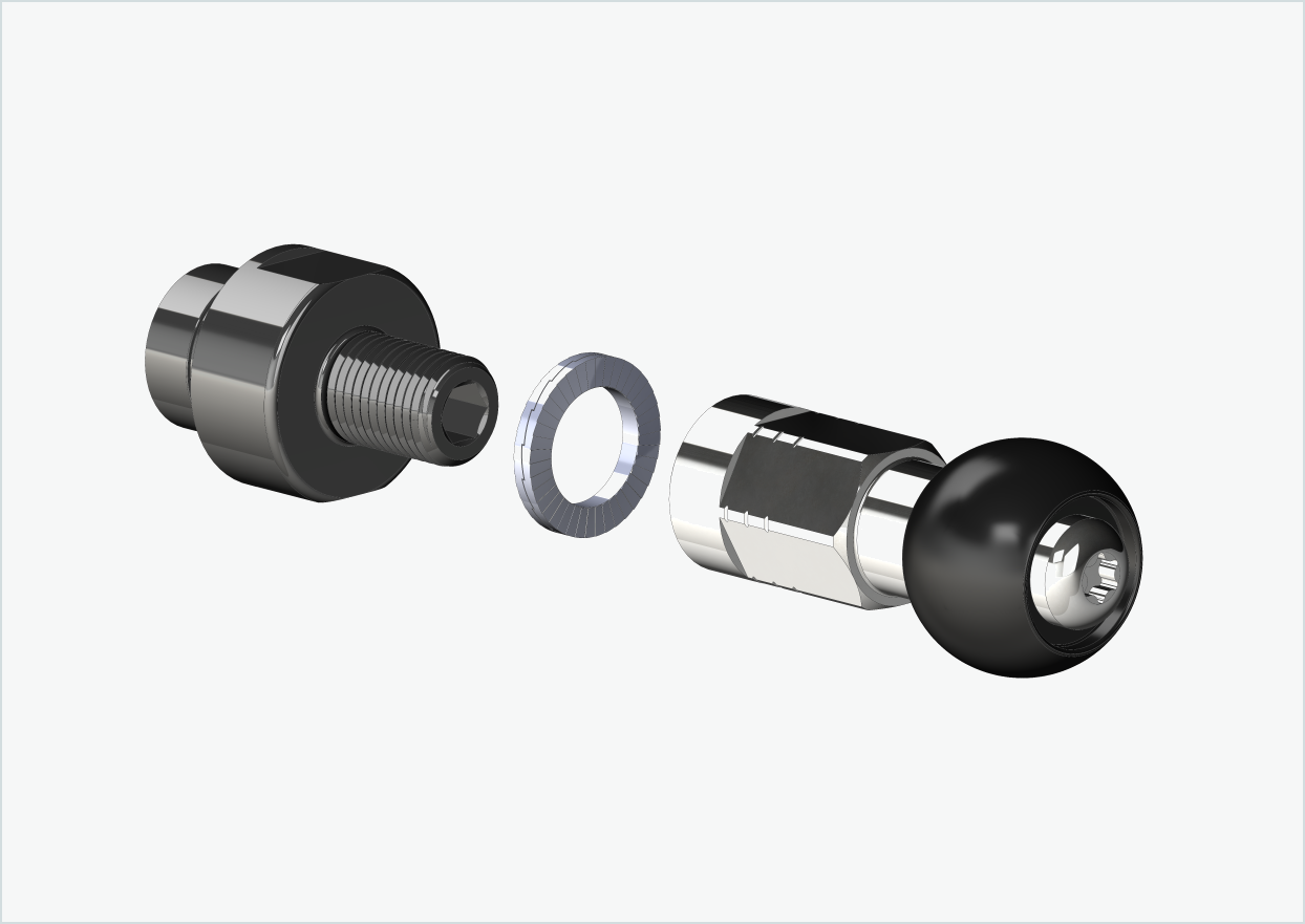 ORBEA Diem – gängadapter – M12 x 1,25 | Paket med adaptersats  Burley COHO XC