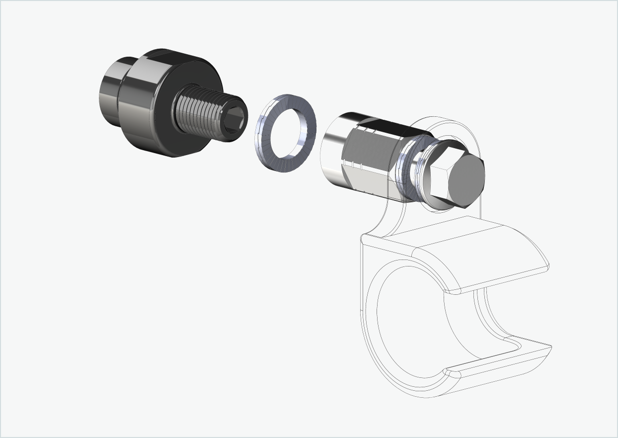 Gängadapter – M12 x 1,25 | passar ORBEA Diem 10 och 20