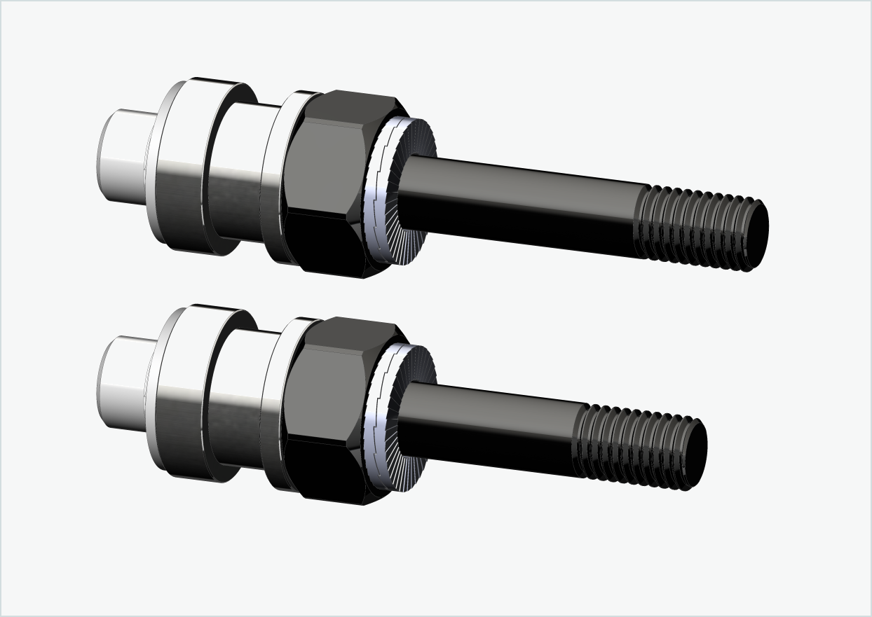 BOB YAK / IBEX gängadapteruppsättning (30mm/36mm) | för Rohloff Speedhub 500-14 / A12