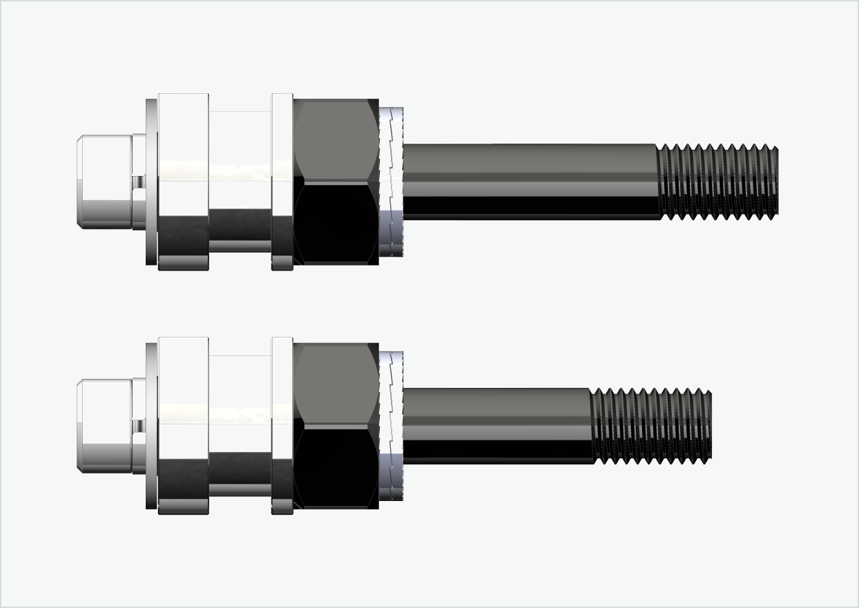 BOB YAK / IBEX gängadapteruppsättning (30mm/36mm) | för Rohloff Speedhub 500-14 / A12