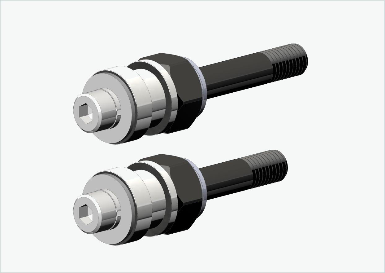 BOB YAK / IBEX gängadapteruppsättning (30mm/36mm) | för Rohloff Speedhub 500-14 / A12