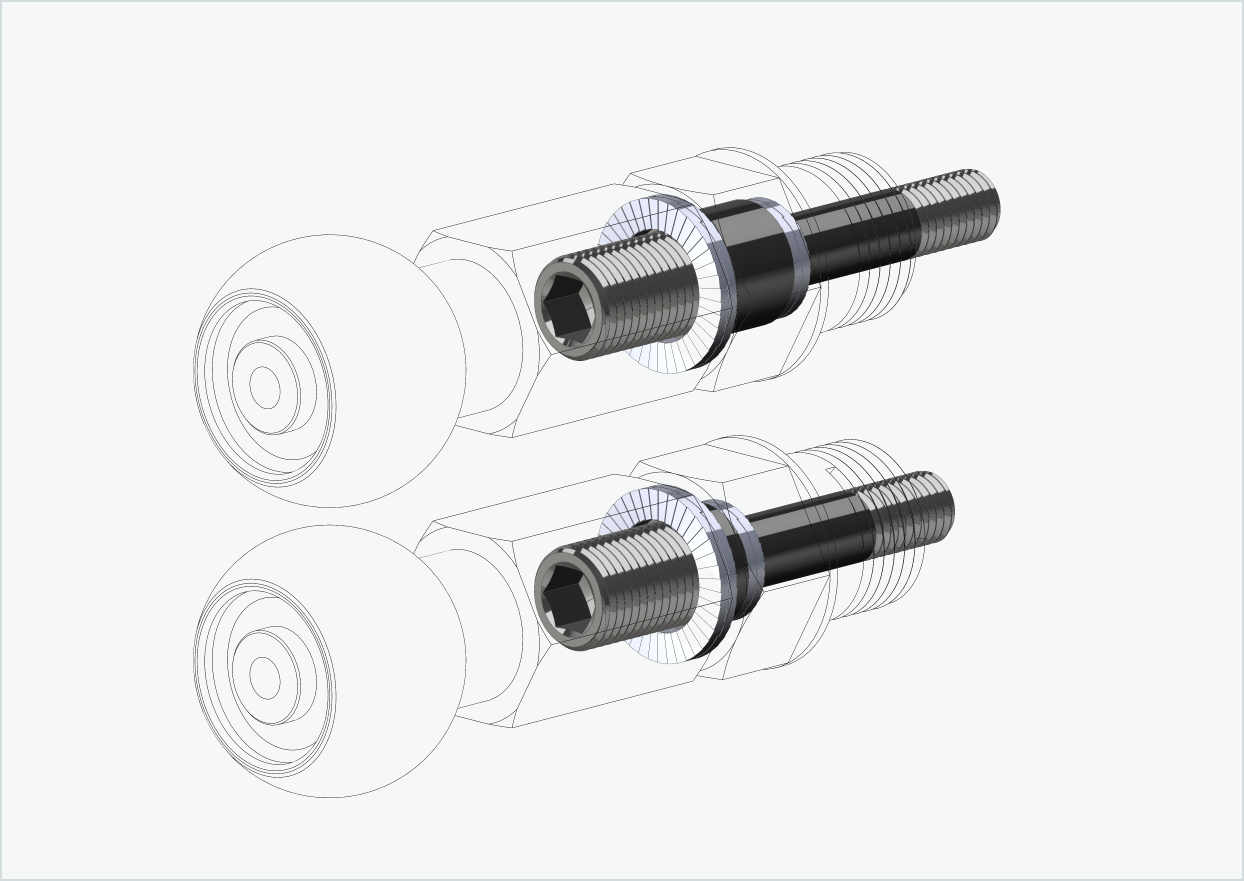 Burley COHO XC gängadapterset | för HASE PINO med Rohloff Speedhub 500-14 / A12