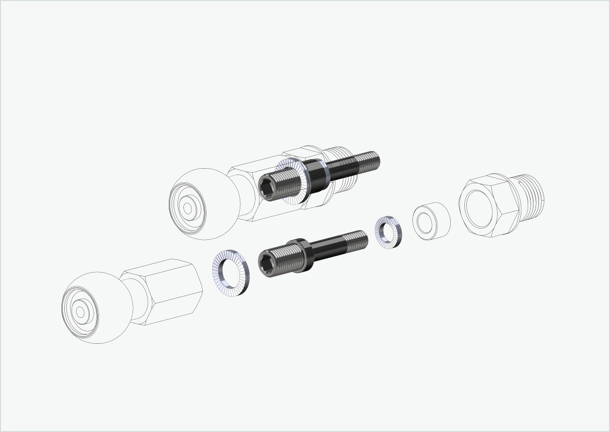 Burley COHO XC gängadapterset | för HASE PINO med Rohloff Speedhub 500-14 / A12