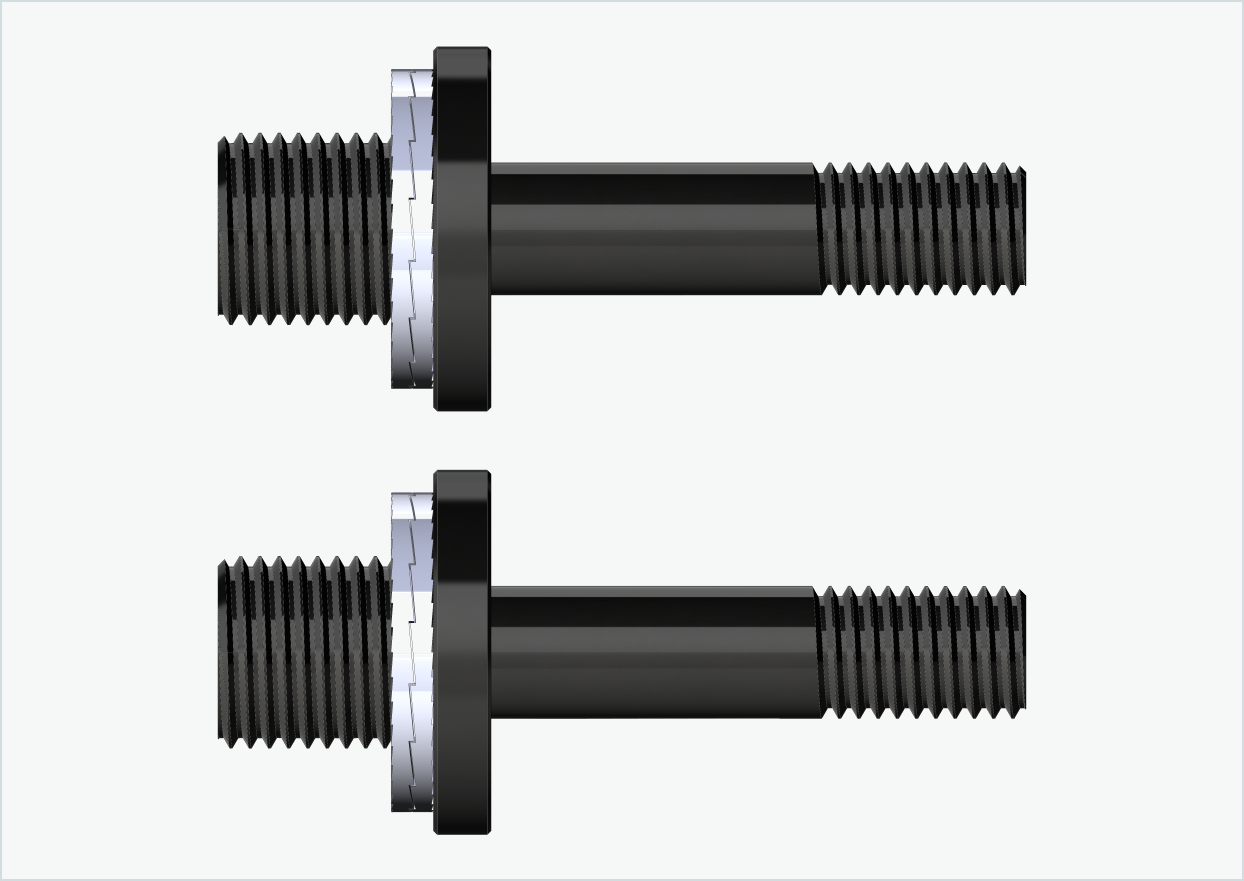 Burley COHO XC gängadapteruppsättning (30mm/30mm) | för Rohloff Speedhub 500-14 / A12