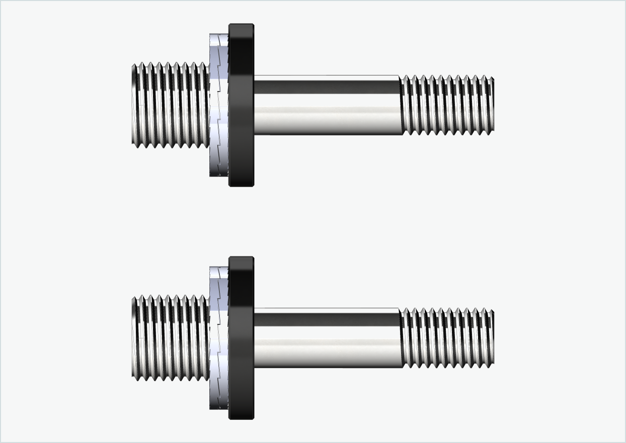 Burley COHO XC gängadapteruppsättning (30mm/30mm) | för Rohloff Speedhub 500-14 / A12