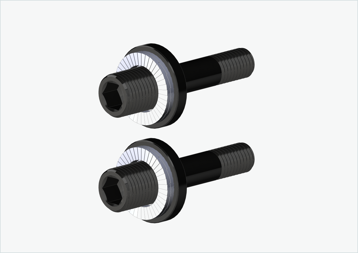 Burley COHO XC gängadapteruppsättning (30mm/30mm) | för Rohloff Speedhub 500-14 / A12